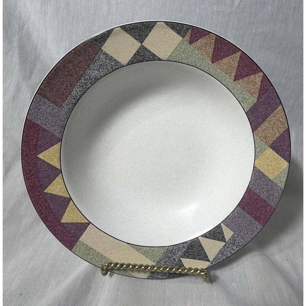 Mikasa Studio‎ Nova Palm Desert 8.25" Rim Soup Bowls/Design by Nancy Green